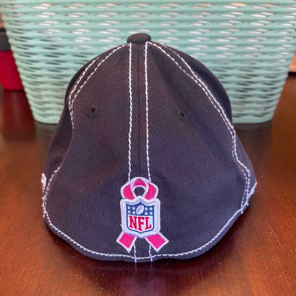 NWOT NFL Reebok On Field Steelers Breast Cancer Awareness Fitted Hat S/M - Picture 5 of 8